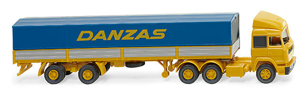 Wiking Iveco Flatbed Tractor Trailer 'Danzas' 1980-84 WK051703