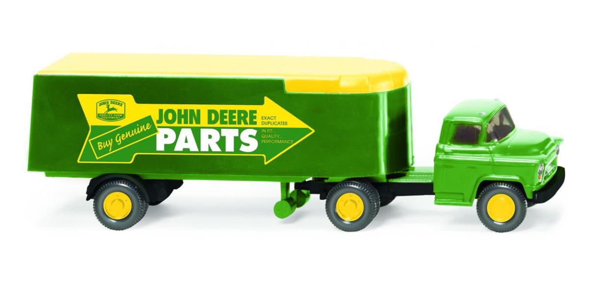 Wiking Chevrolet John Deere Box Semitrailer 1955-57 WK052103