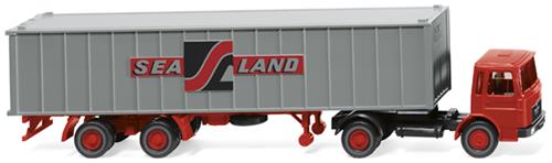 Wiking MAN Sealand Container Semitrailer WK052304