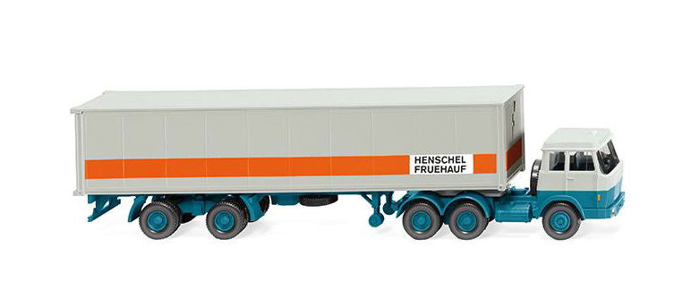 Wiking Hanomag Henschel Container Semitrailer Fruehauf WK052705