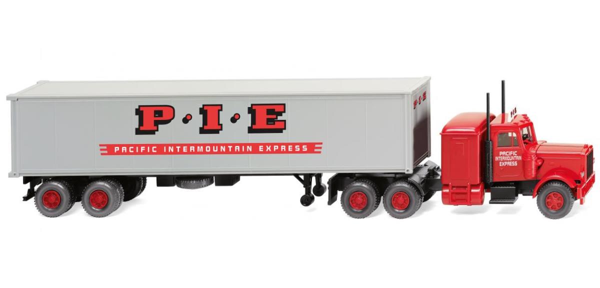 Wiking Peterbilt Container Semitrailer Pacific Intermount Express WK052706