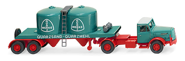 Wiking Henschel Chemicals Semitrailer &#39;Quarzwerke&#39; 1955-61 WK053405