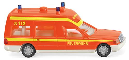 Wiking MB Binz Fire Brigade Ambulance Orange WK060701