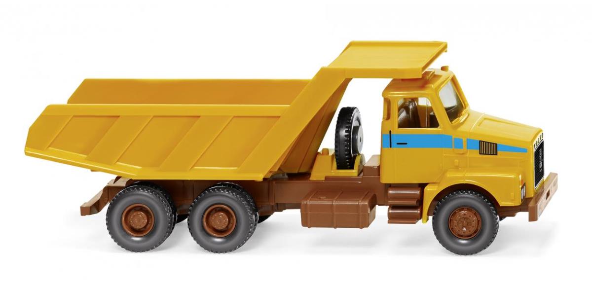 Wiking Volvo N10 Tipper Trailer Maize Yellow 1973-85 WK067106