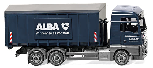 Wiking Meiller/MAN TGX Euro 6 Alba Container Truck WK067204