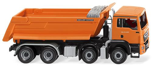 Wiking MAN TGS Euro6/Meiller Orange Tipper Trailer WK067448