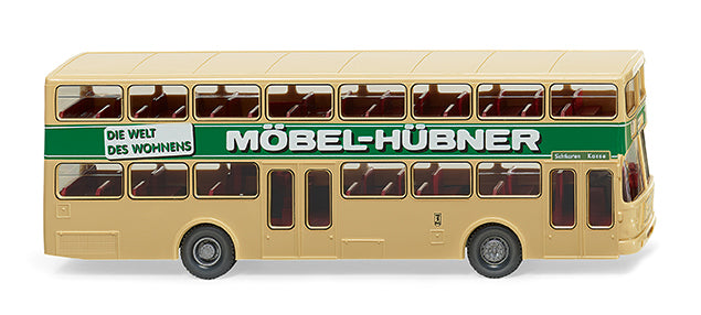 Wiking MAN SD 200 'Mobel Hubner' Double Decker Bus 1973-85 WK073004