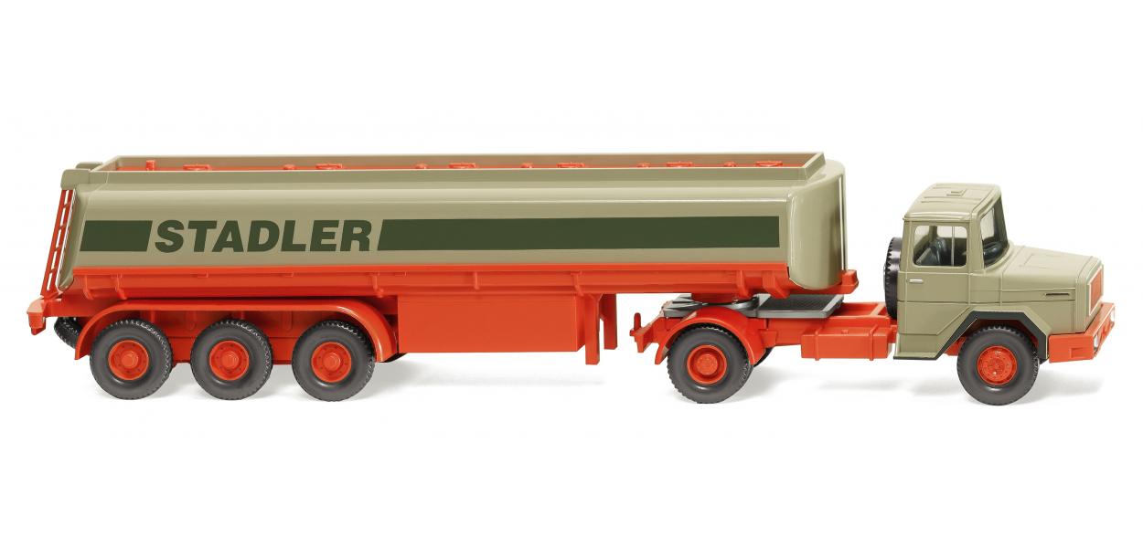 Wiking Magirus Deutz Tanker Trailer Truck Stadler WK078006