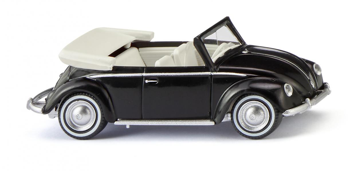 Wiking VW Beetle 1200 Convertible Black 1961-63 WK079406