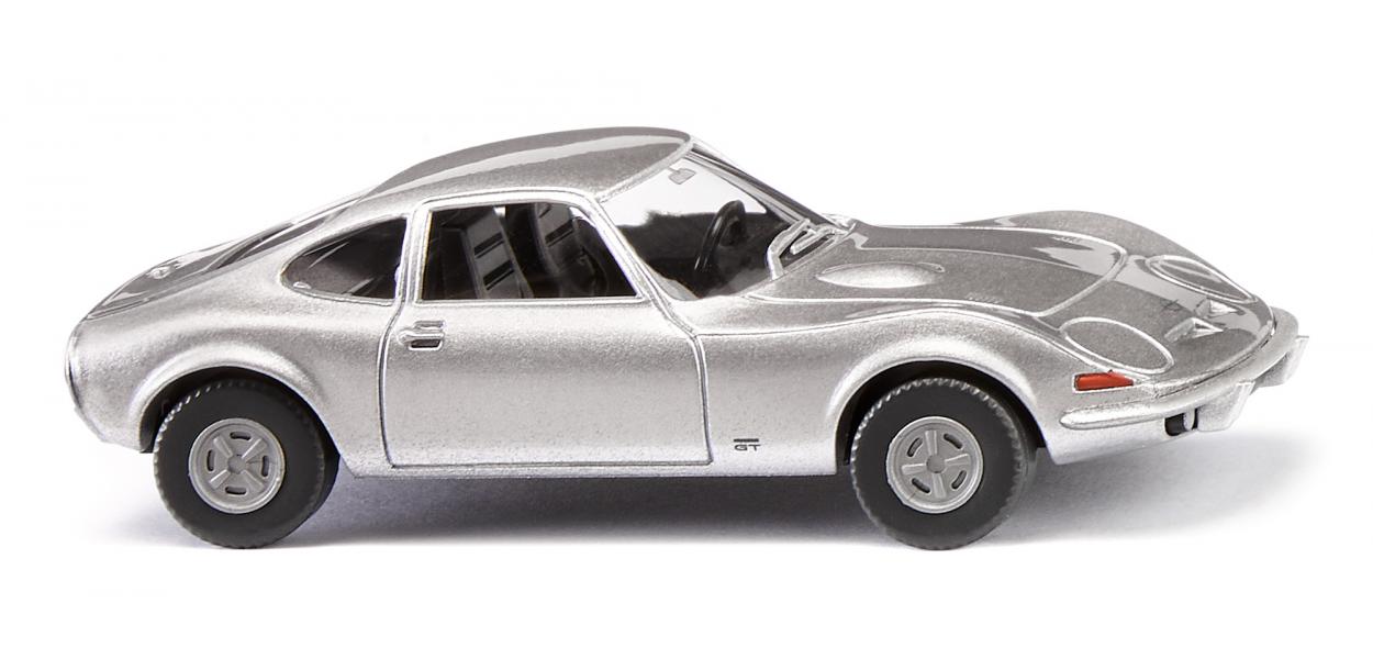 Wiking Opel GT Silver Metallic 1968-73 WK080410