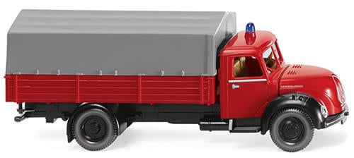 Wiking Magirus Flatbed Truck Fire Brigade WK086143