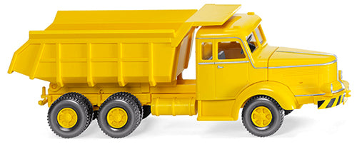 Wiking Krupp Titan Tipper Trailer Yellow WK086635