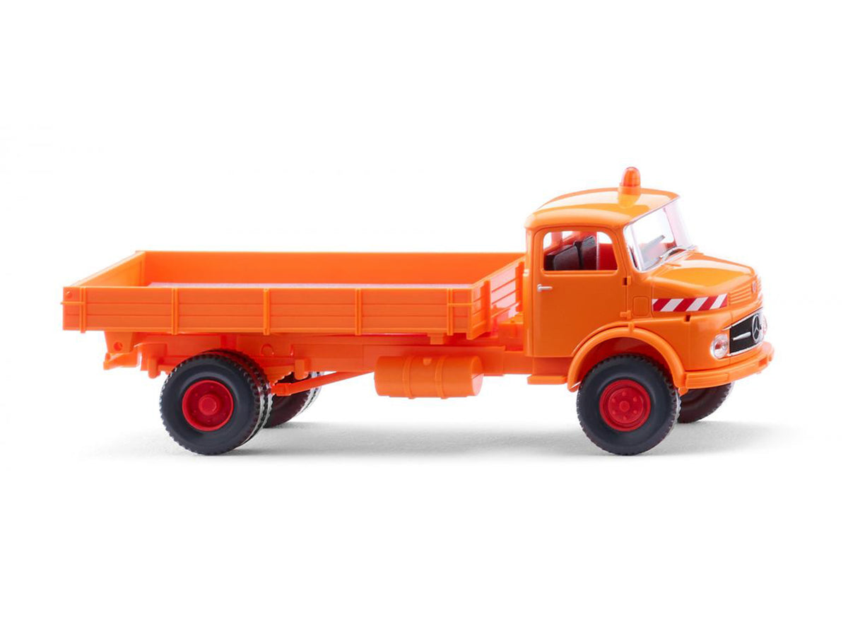 Wiking MB LAK 710 Flatbed Tipper Municipal Orange 1959-67 WK089506