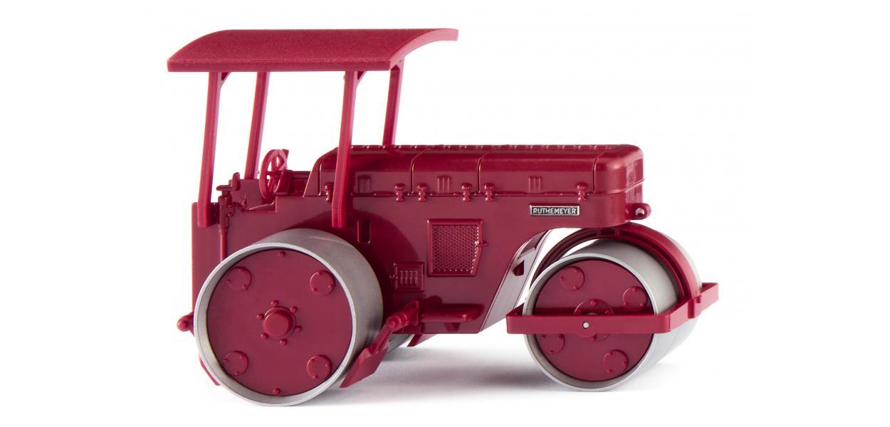 Wiking Ruthemeyer Road Roller Purple Red 1956-62 WK089805