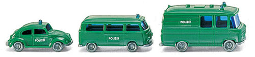 Wiking Police Emergency Car Set WK093500