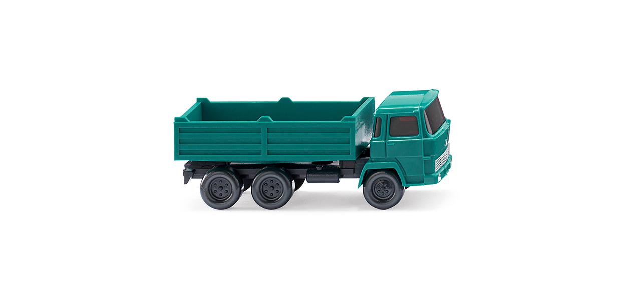 Wiking Magirus Flatbed Tipper Green WK094510