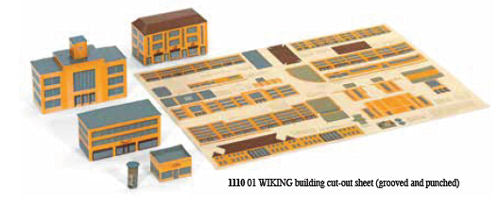 Wiking Building Kits (Cut out Sheet) WK111001