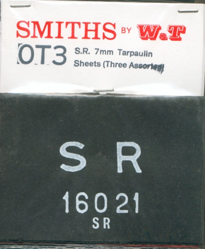 W&amp;T / Smiths Smiths SR 1923/47 Tarpaulins WTOT3