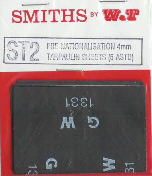 W&T / Smiths Smiths GW+C50/LMS/LNER/SR Tarpaulins WTST2