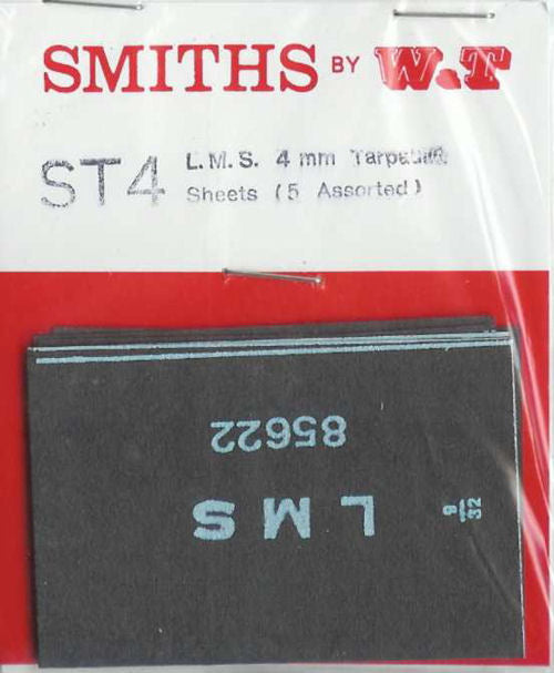 W&amp;T / Smiths Smiths LMS 1923/47 Tarpaulins WTST4