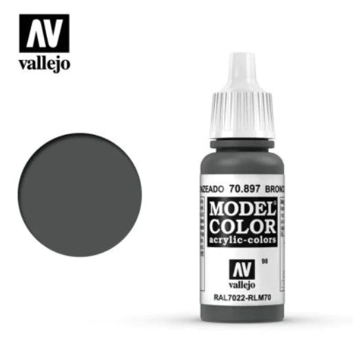 Vallejo Model Color 17ml 897 Bronze Green - Access Models