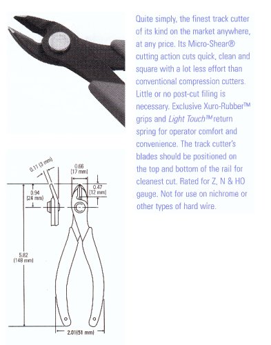 Xuron Track Cutter - Not To Be Used For Hard Wire Or Similar XU2175B