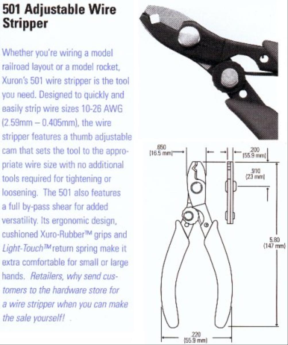 Xuron Wire Stripper XU501