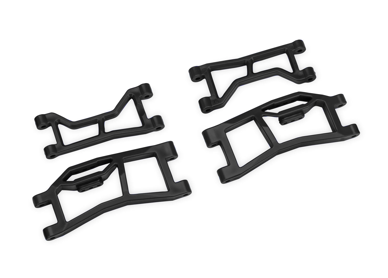 Suspension arms, rear (upper left (1), upper right (1), lower left (1), lower right (1)) (for use with #10790 Mini Maxx WideMaxx suspension kit)