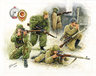 Soviet Sniper Team