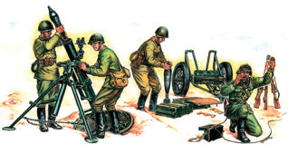 Soviet 120mm Mortar w/Crew