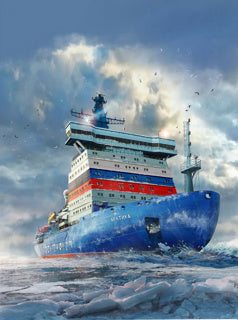 Zvezda "Arktika" Russian Nuclear Icebreaker Z9044 