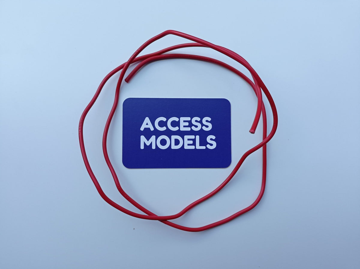 100cm (39&quot;) Red Wire - Access Models