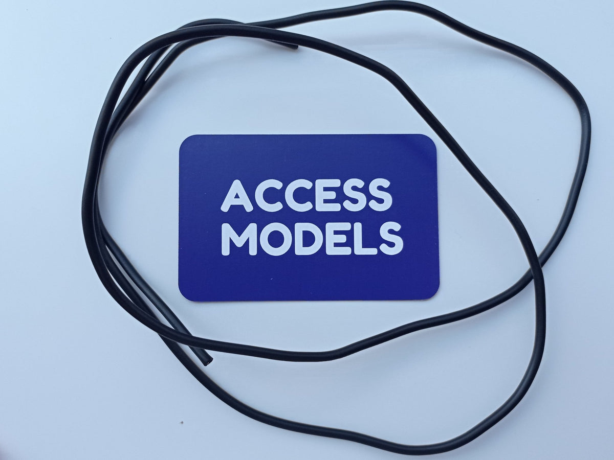150cm (60&quot;) Black Wire - Access Models