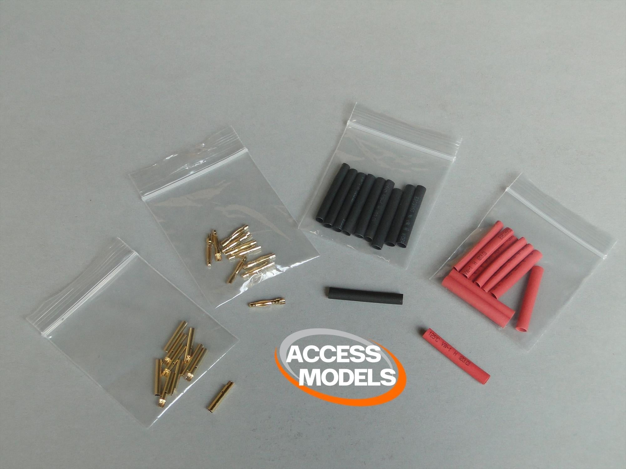 2.0mm Gold Connector Set 10prs O-FS-GC02/10 - Access Models