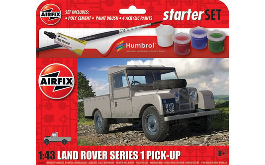 Airfix 1/43 Starter Set - Land Rover Series 1 Pick-Up A55012 - Access Models