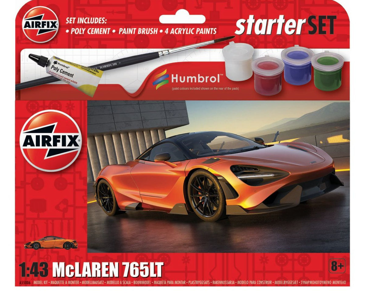Airfix 1/43 Starter Set McLaren 765 A55006 - Access Models