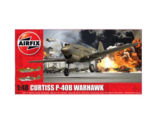 Airfix 1/48 Curtiss P-40b Warhawk 1:48 A05130a 2022 Production - Access Models