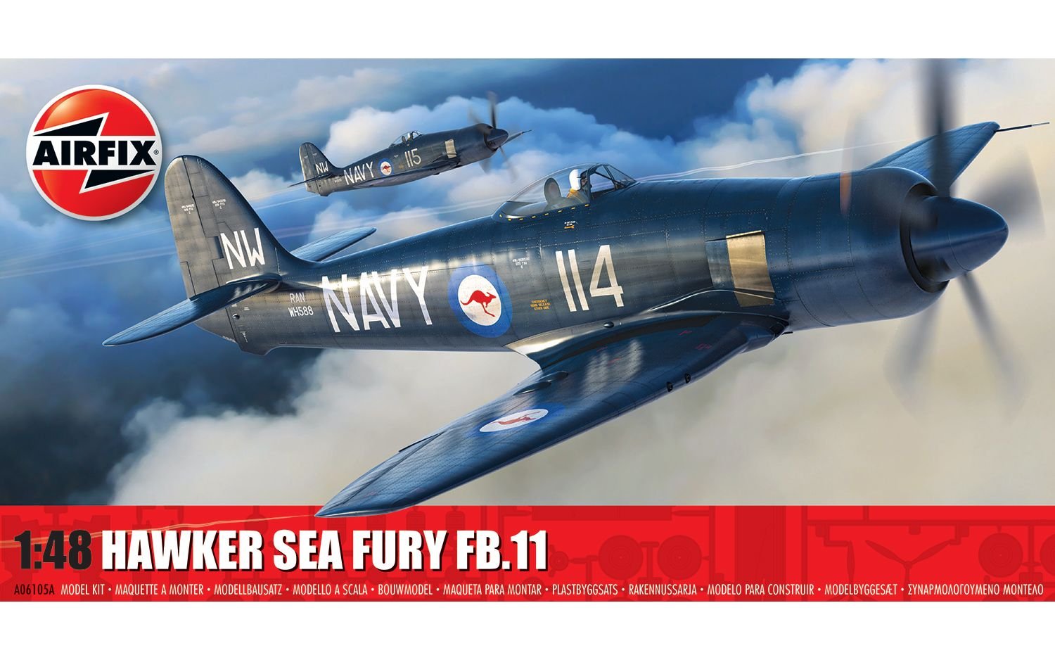 Airfix 1/48 Hawker Sea Fury FB.11 A06105A - Access Models