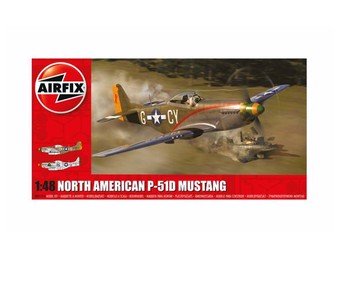 Airfix 1/48 North American P-51d Mustang A05131a - Access Models