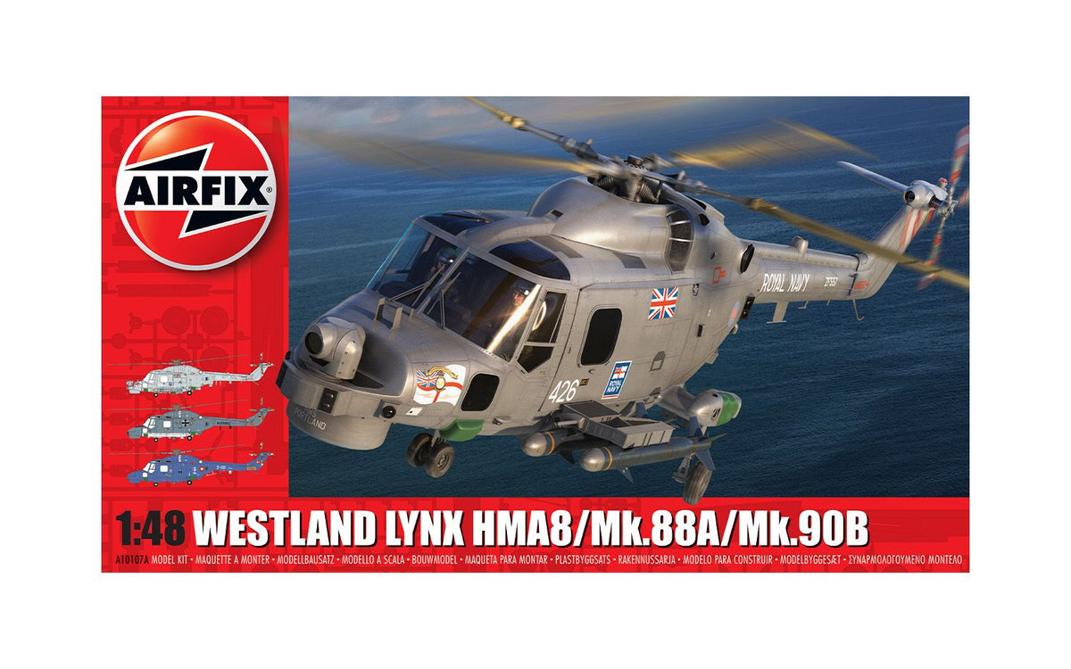 Airfix 1/48 Westland Navy Lynx Mk.88a/Hma.8/Mk.90b A10107a - Access Models
