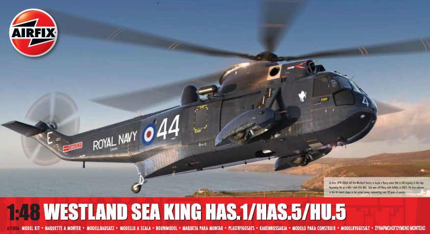 Airfix 1/48 Westland Sea King HAS.1 / HAS.5 / HU.5 A11006 - Access Models