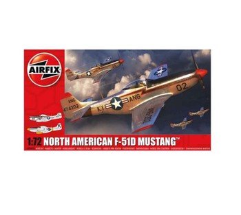 Airfix 1/72 North American F-51d Mustang A02047a - Access Models