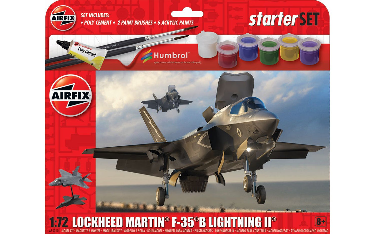 Airfix 1/72 Starter Set - Lockheed Martin F-35b Lightning Ii A55010 - Access Models