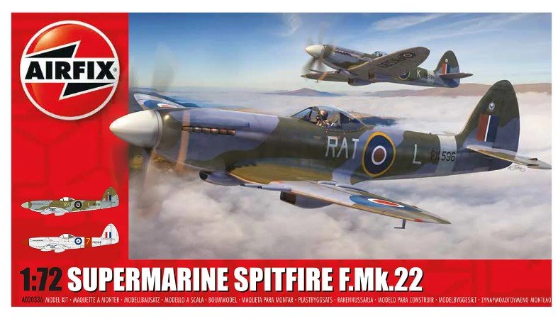 Airfix 1/72 Supermarine Spitfire F.22 A02033a - Access Models