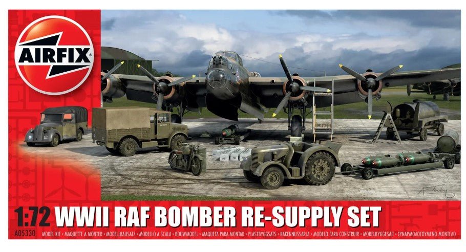 Airfix 1/72 WWII Raf Bomber Re-Supply Set A05330 - Access Models