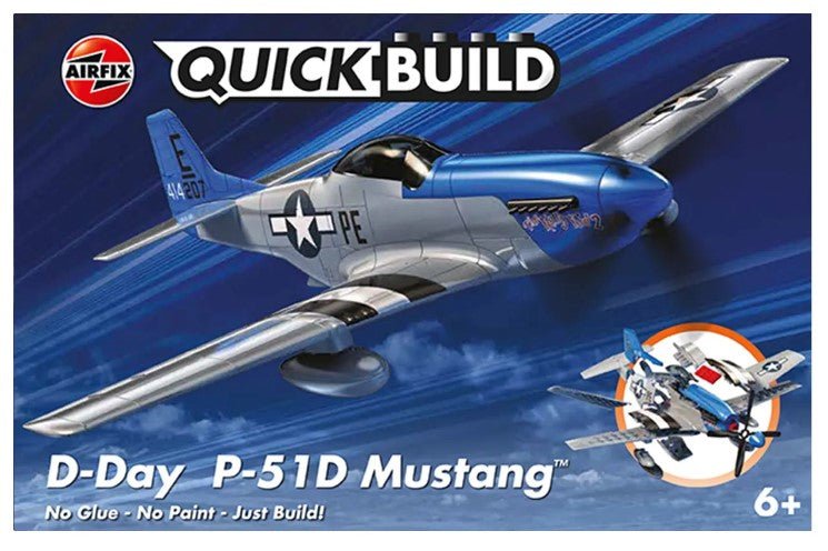 Airfix QUICKBUILD Quickbuild D-Day P-51d Mustang - Access Models