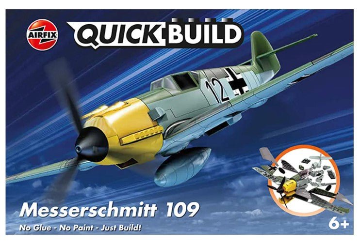 Airfix Quickbuild Messerschmitt Bf109 J6001 Model Kit - Access Models