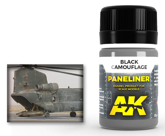 AK Interactive Paneliner 35ml - Black Camouflage AK02075