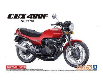 Aoshima 1/12 Aoshima 1/12 Honda Nc07 Cbx400f Monza Red 06232 - Access Models