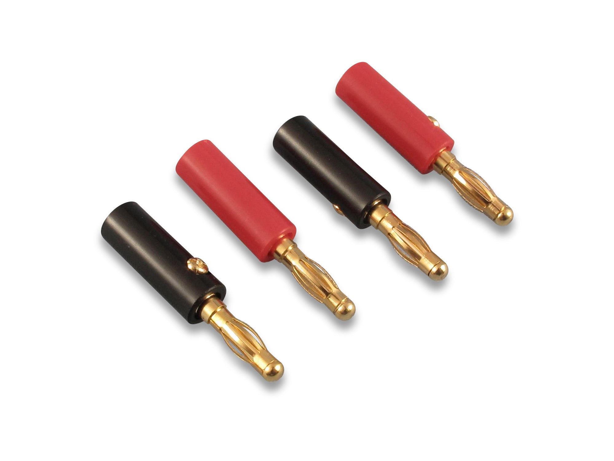 Logic Rc Banana Plugs (4Mm Gold) 2Prs O-Fs-Ban04/02